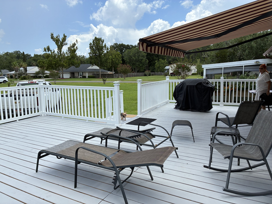 What Hardware Is Needed to Mount a Railing Panel to a Wood Deck?