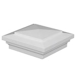 White vinyl Cape May post cap