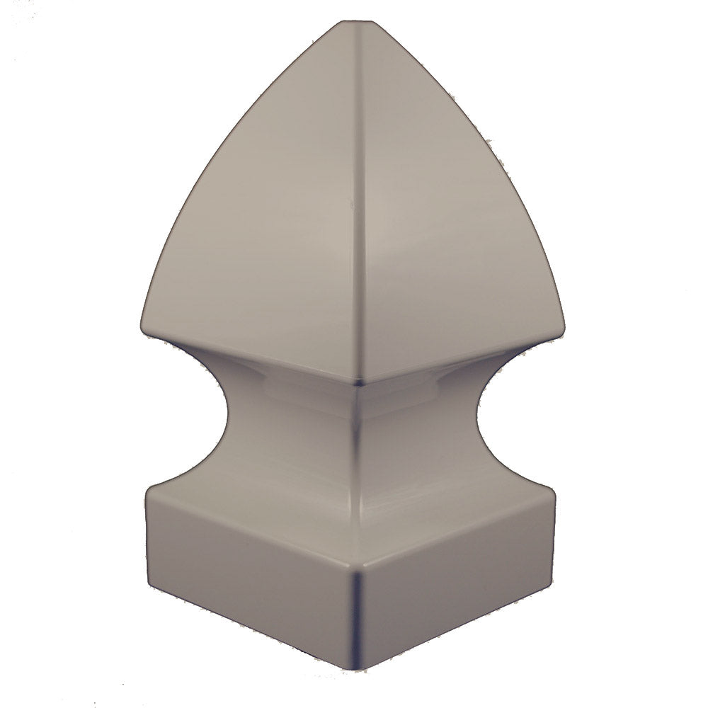 Khaki vinyl Gothic post cap