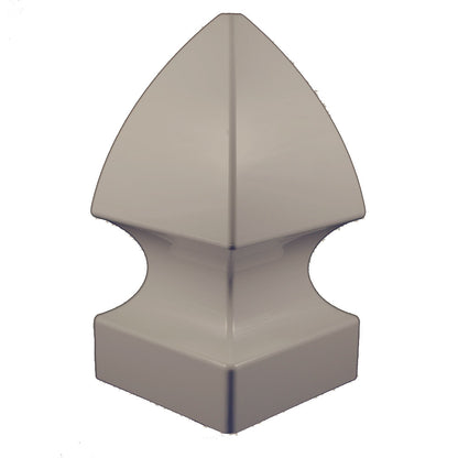 Khaki vinyl Gothic post cap