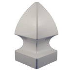 Tan vinyl Gothic post cap