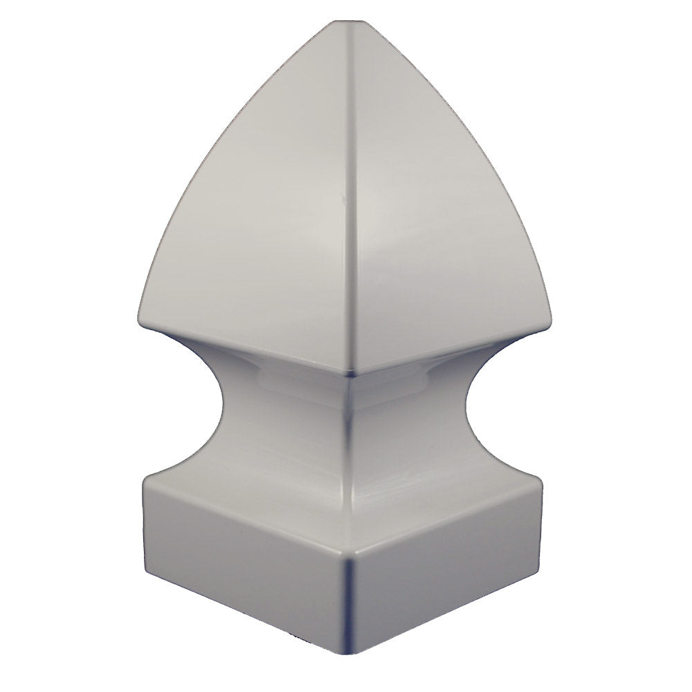 Tan vinyl Gothic post cap