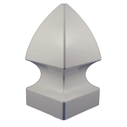 Tan vinyl Gothic post cap