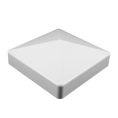 white vinyl External post cap