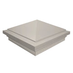 Tan vinyl Haven post cap