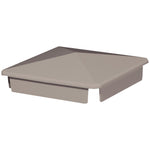khaki vinyl internal post cap stock image