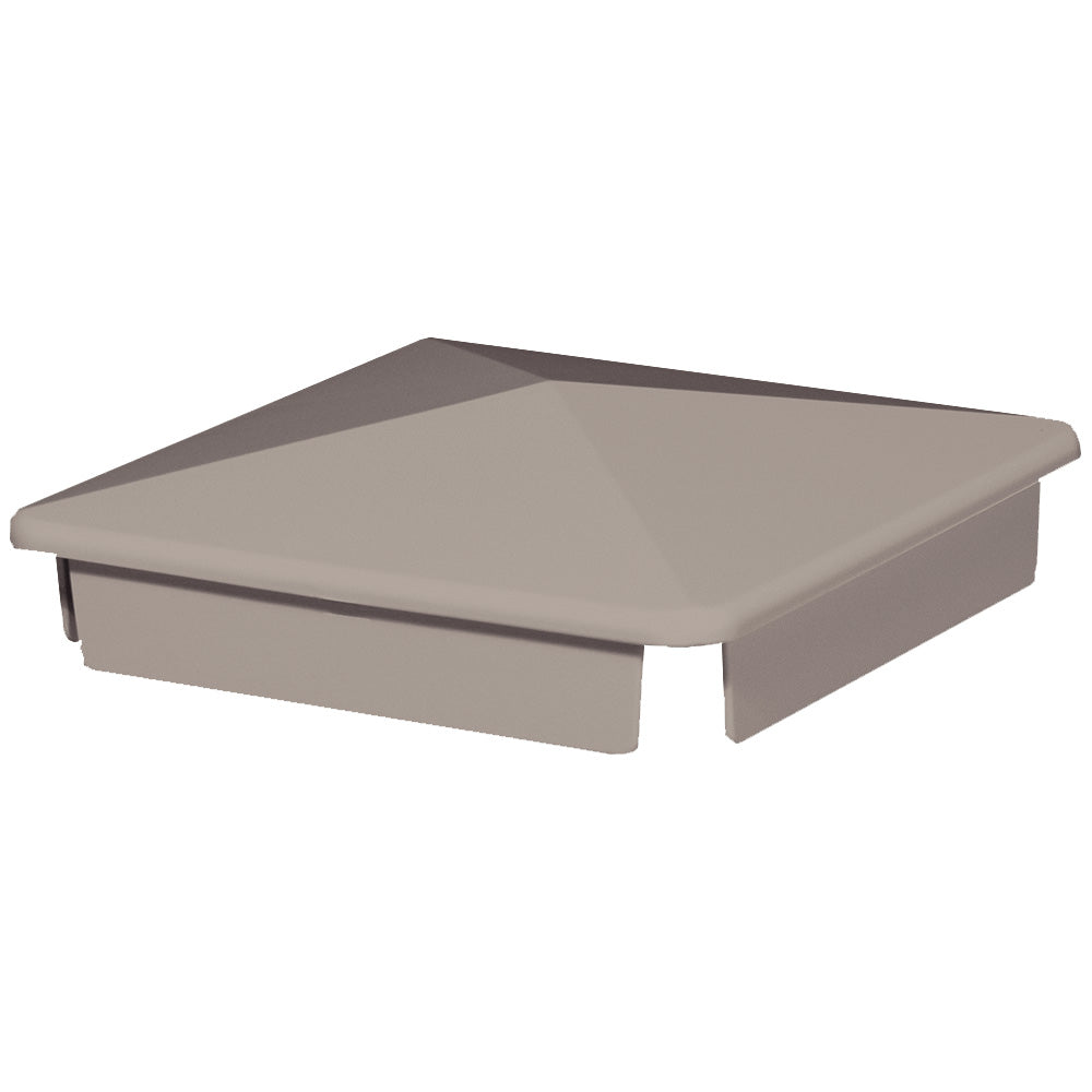 khaki vinyl internal post cap stock image