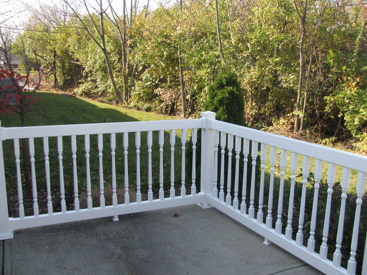 Burlap Railing 36