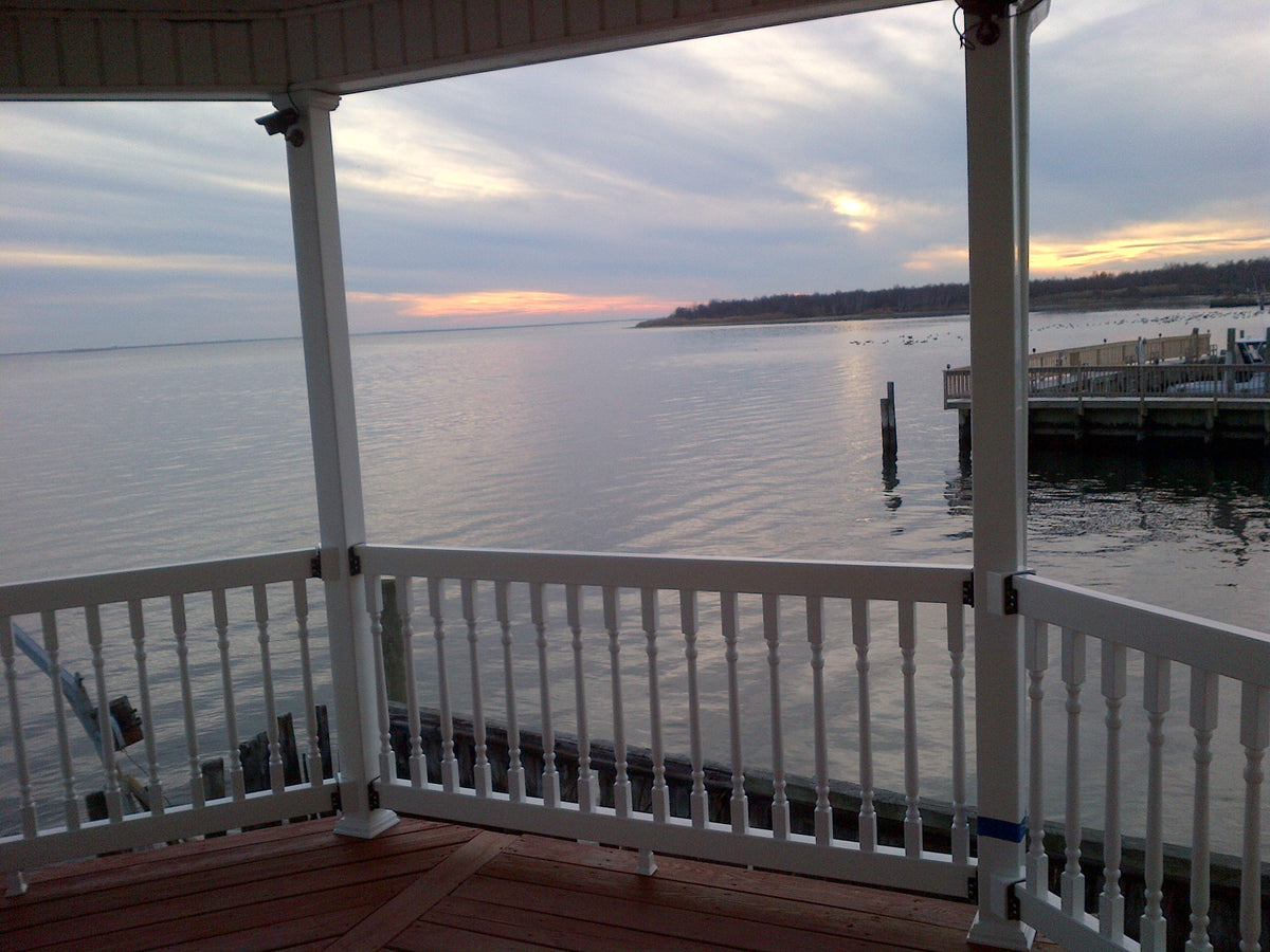 Burlap Railing 36