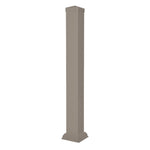 Khaki vinyl external cap post skirt stock image