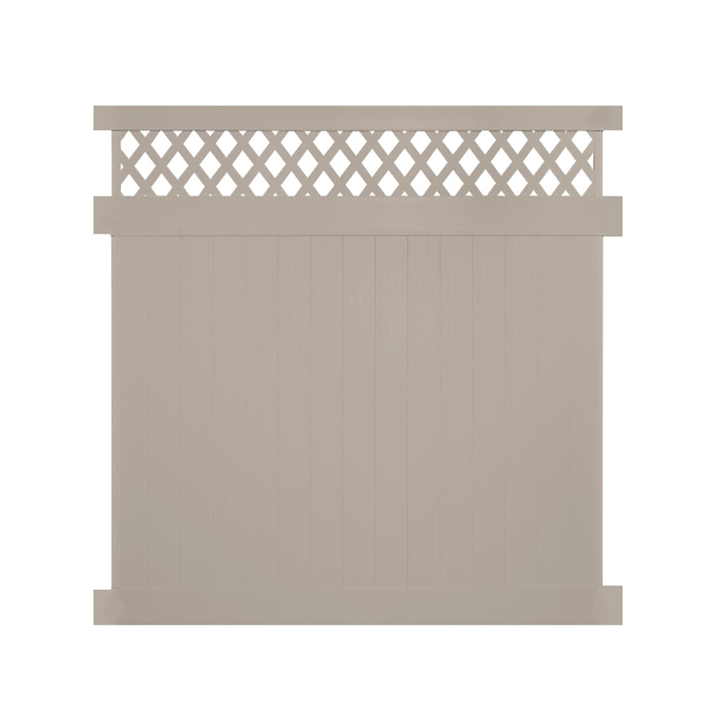 Khaki vinyl privacy panel