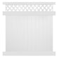 white vinyl privacy panel