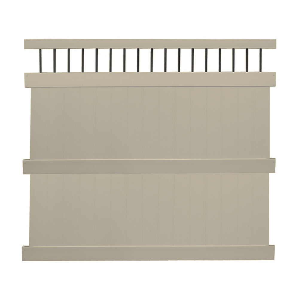 khaki vinyl privacy panel