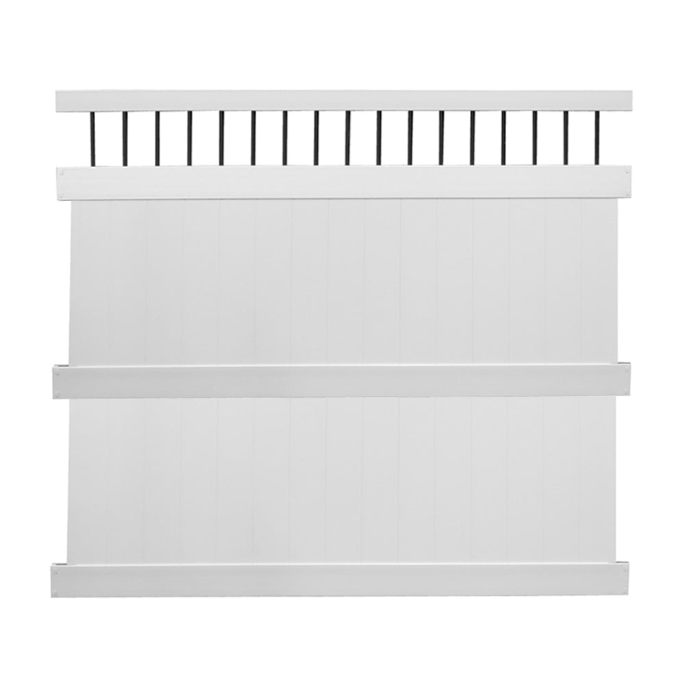 white vinyl privacy panel