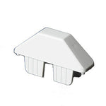 White vinyl dog ear picket cap