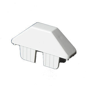 White vinyl dog ear picket cap
