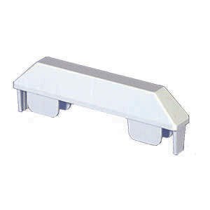 White vinyl dog ear picket cap