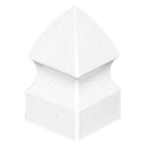White vinyl Gothic post cap