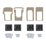 Khaki Vinyl T-Rail stair bracket kit