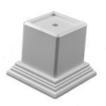 White vinyl footblock
