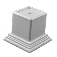 White vinyl footblock