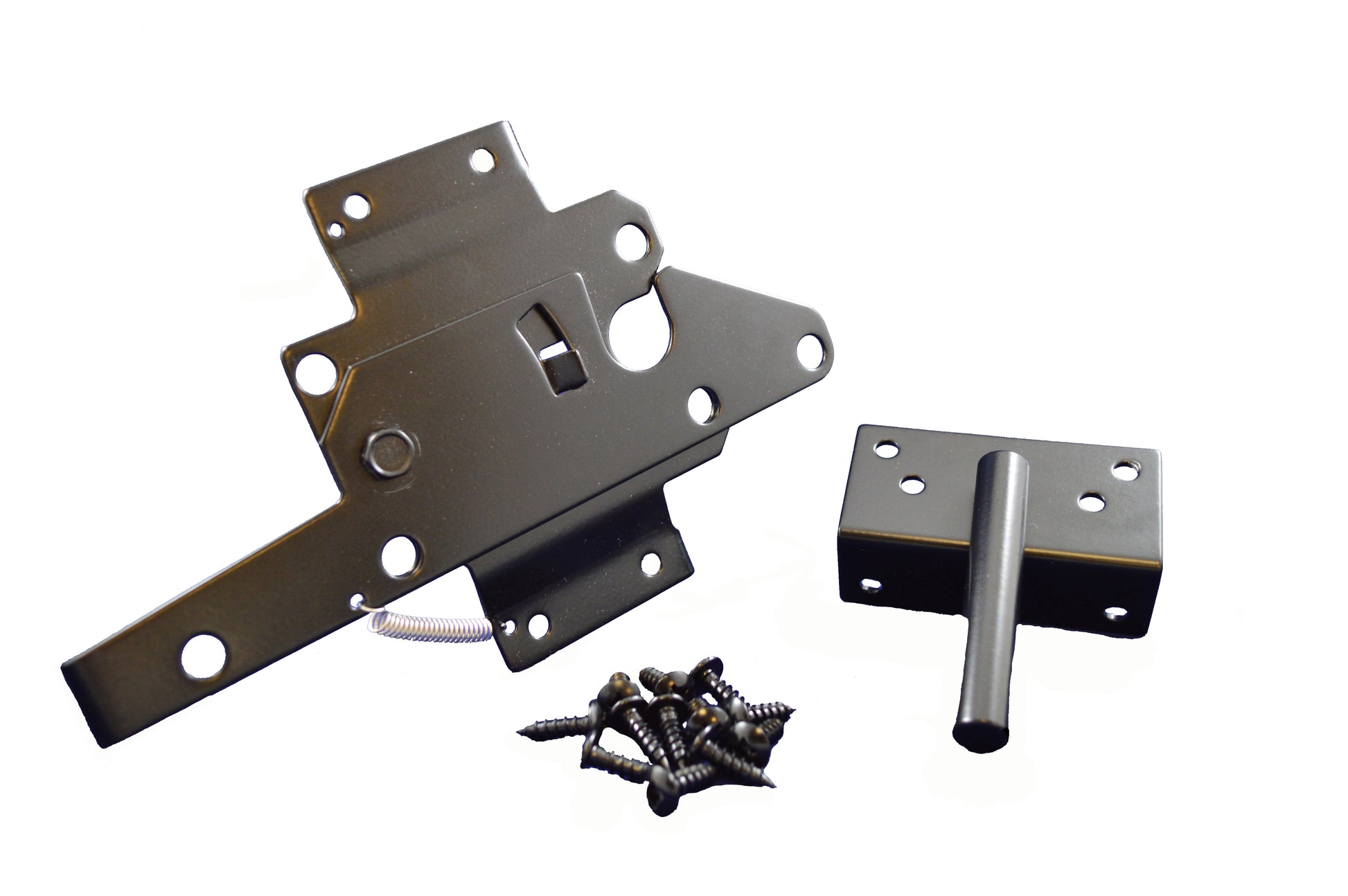 stainless steel latch stock image