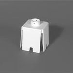 White vinyl Access Fence Rook