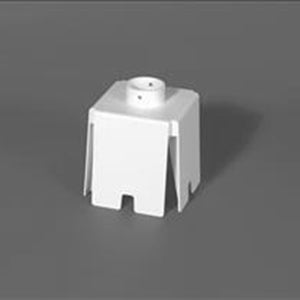 White vinyl Access Fence Rook