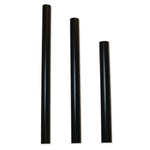Round black aluminum balusters