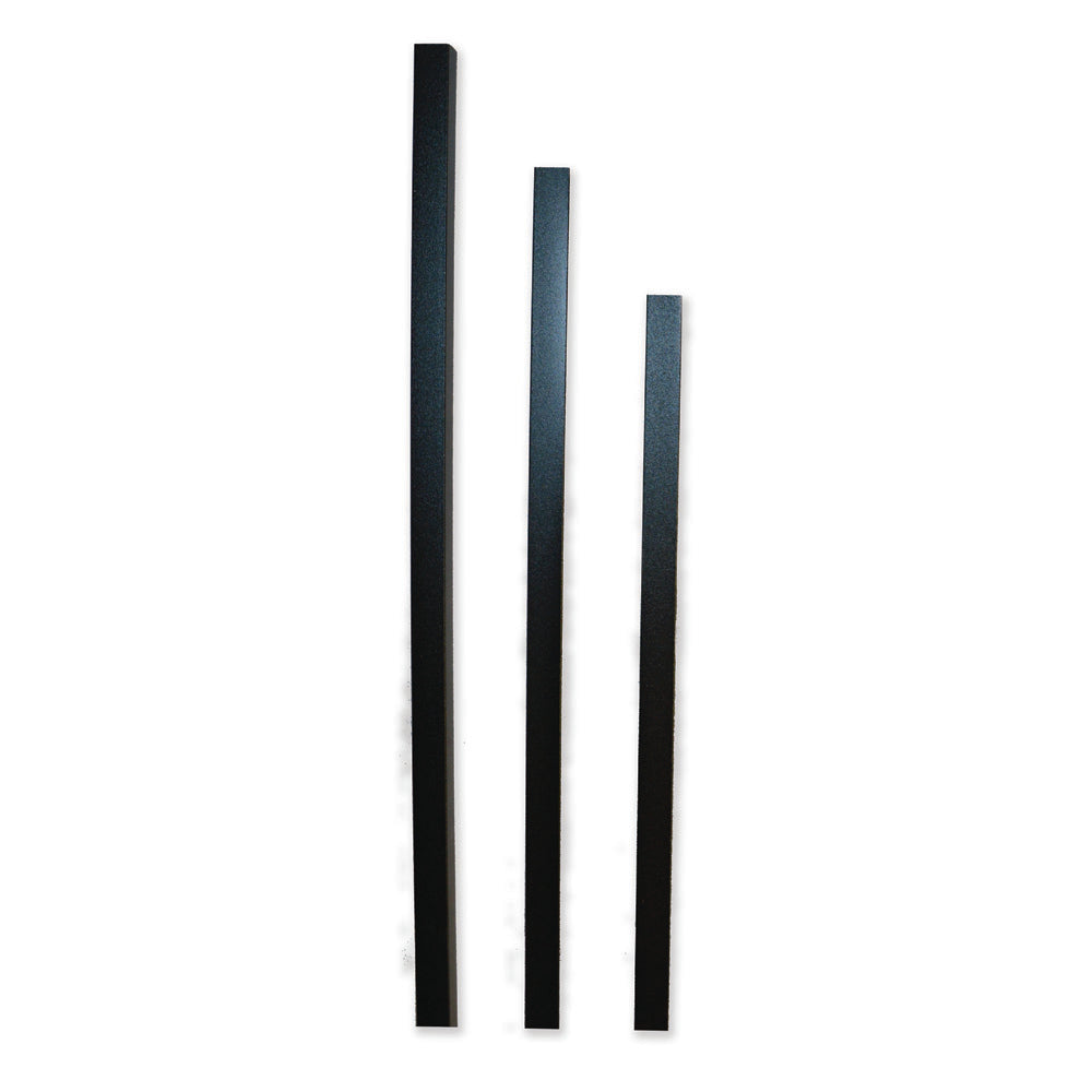 Black aluminum square balisters
