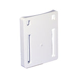 White vinyl 8 inch 1 piece column adapter