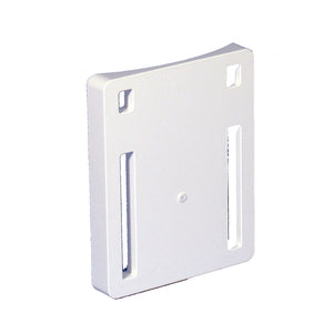 White vinyl 8 inch 1 piece column adapter