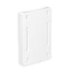 White vinyl 8 inch stair column adapter