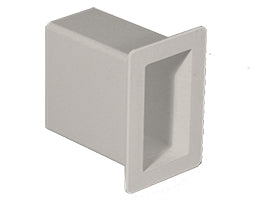 Tan vinyl gate pocket stock image