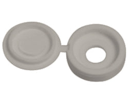 tan vinyl screw cap cover stock image