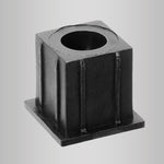 Stair square baluster connector stock image