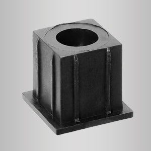 Stair square baluster connector stock image