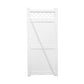 white vinyl privacy fence single gate