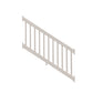 Tan Greenwich vinyl stair railing stock image