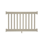 Khaki Greenwich vinyl railing stock image