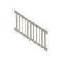 Khaki Yorkshire vinyl stair railing stock image