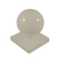 Khaki vinyl Ball post cap