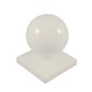 Tan vinyl Ball post cap