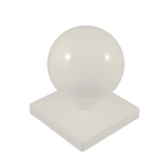 Tan vinyl Ball post cap