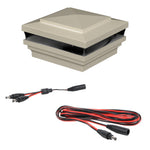 Khaki vinyl Cape May low voltage LED expansion pack
