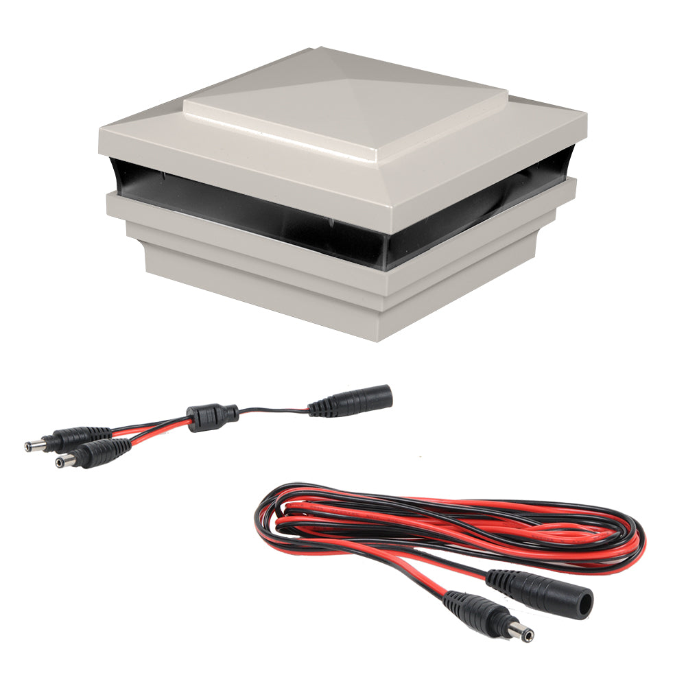 Tan vinyl Cape May low voltage LED expansion pack