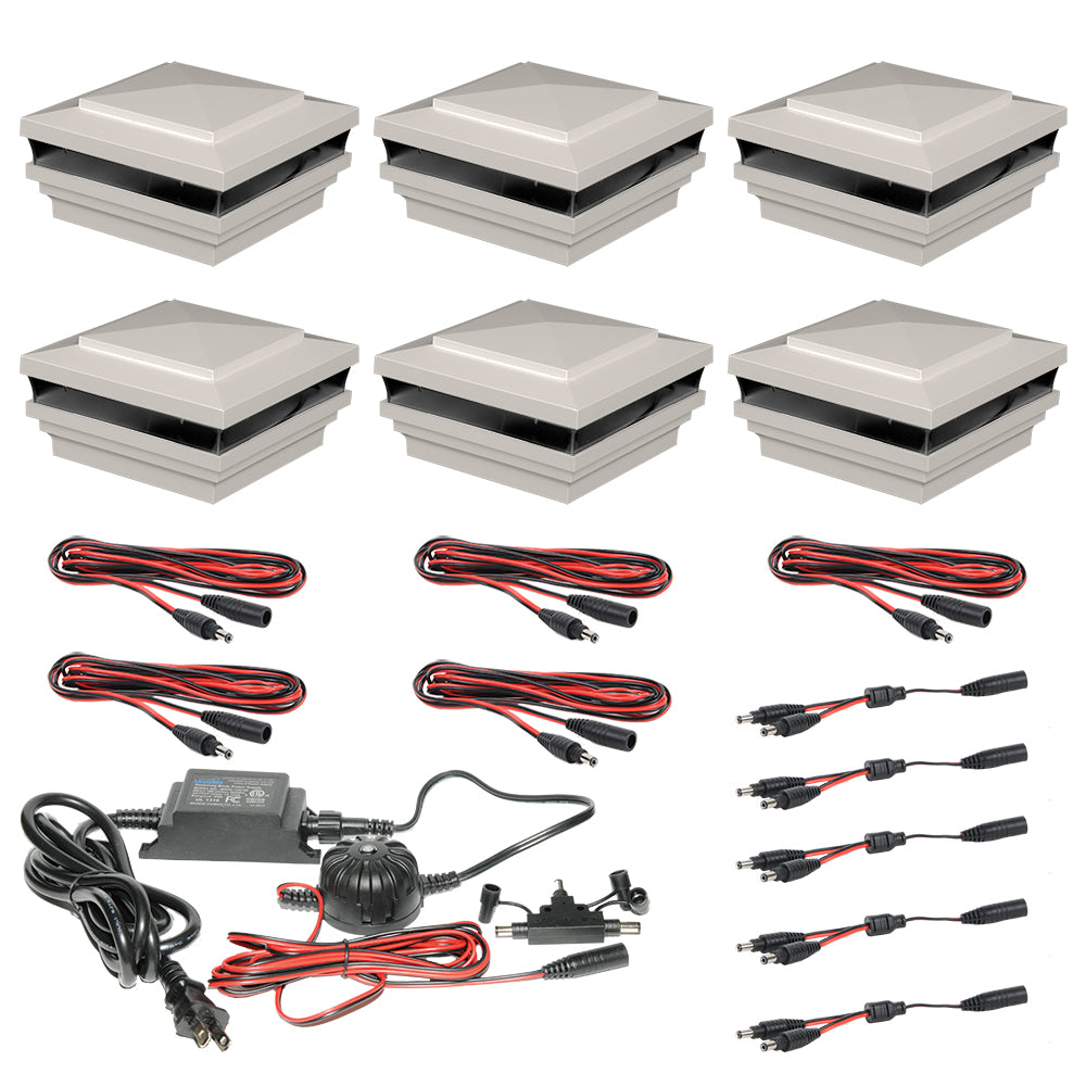 Tan vinyl Cape May Low Voltage LED Starter Kit