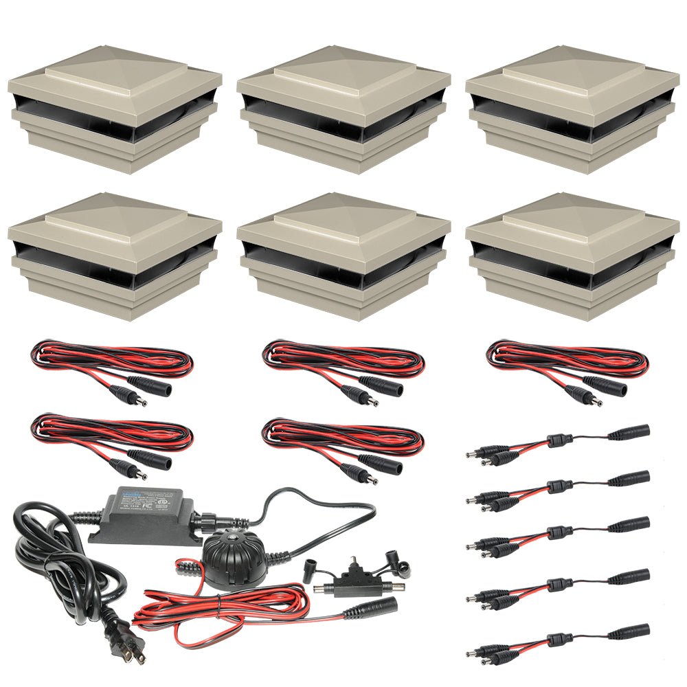 Khaki vinyl Cape May Low Voltage LED Starter Kit