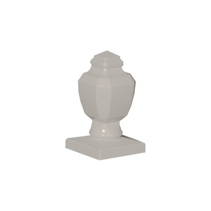 Tan vinyl Coachman post cap