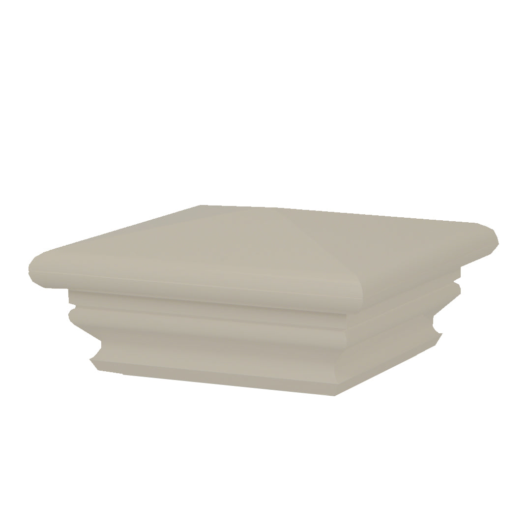 Khaki vinyl Federation post cap
